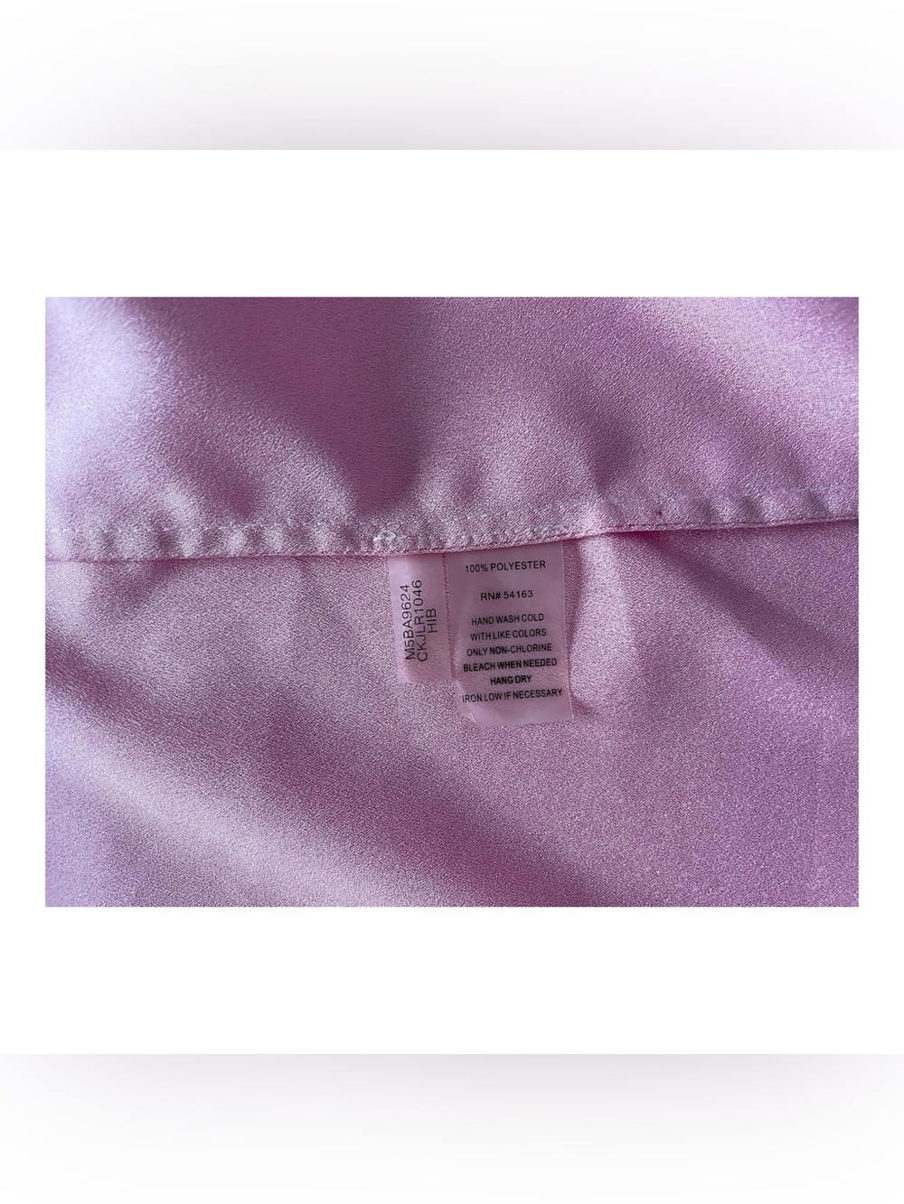Calvin Klein Women's Ombre Pink White Button Down Shirt,L - Picture 6 of 12